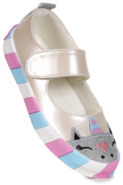 Kiko Kids Παπούτσια μπαλαρίνας Gilan Velcro για κορίτσια