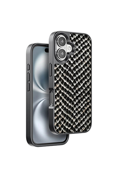 eco port غطاء فينكو لآيفون 16 فايبر - أسود