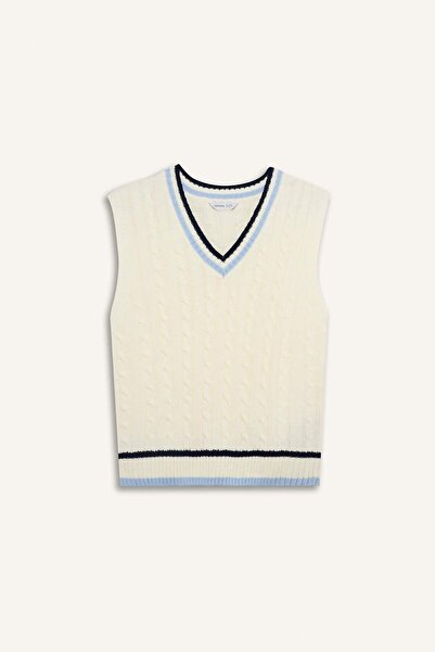 DeFacto V-подібний трикотажний жилет для хлопчиків H0141A826SP
