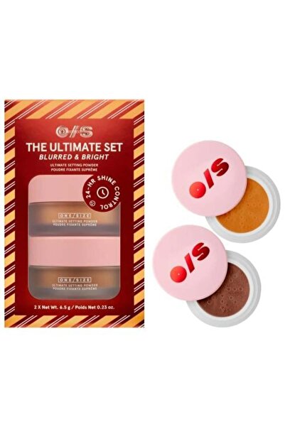 ONE SIZE by Patrick بودرة تثبيت بحجم واحد - بودرة مضغوطة - لون ريتش بيتش دارك...