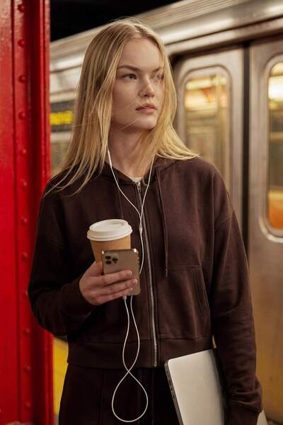 DeFacto Loose Fit Hooded Modal Cardigan G2204Ax26Sp