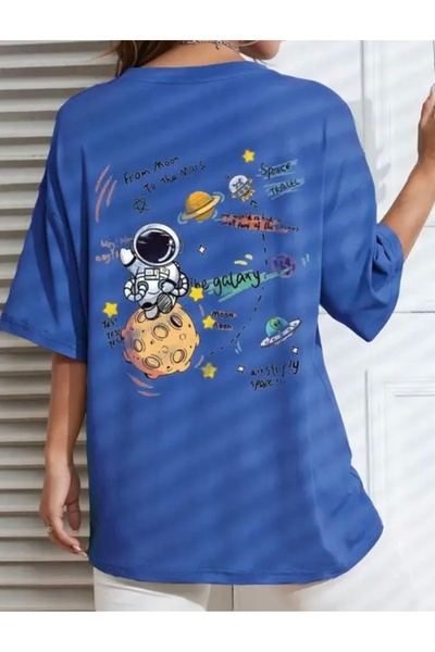 Butikhly Oversize Tshirt Unisex Design Printed