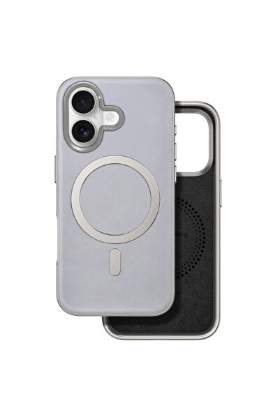 eco port غطاء فينكو آيفون 16 بوشاس ماجسيف - رمادي تيتان