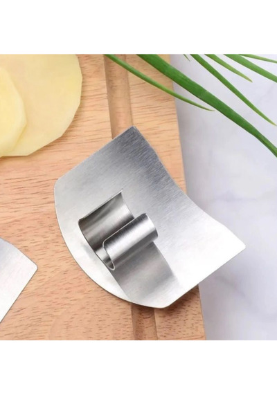OEM Stainless Steel Finger Guard – Safety Accessory for Cutting Vegetables an...