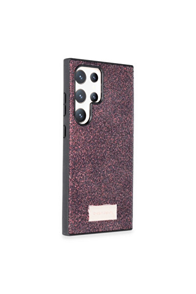 eco port غطاء سامسونج جالاكسي S24 الترا برايت لامع من ون جيف - بنفسجي غامق