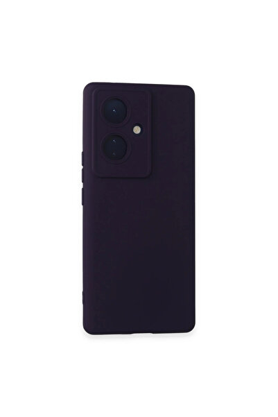 eco port حافظة فيفو V29 لايت نانو من السيليكون المخملي - بنفسجي