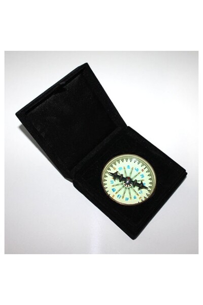 ForWhat Boxed Model Brass Made Compass for Office Home Office Gift