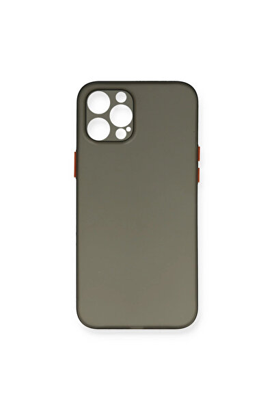 eco port حافظة آيفون 12 برو ماكس من البولي بروبيلين، غطاء رفيع للغاية - رمادي