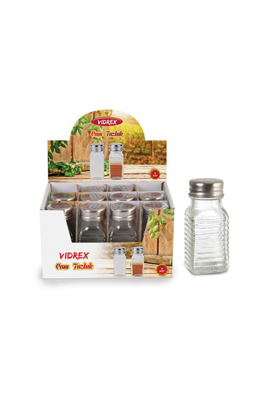 MericLine Glass Salt and Pepper Shakernk6662 (1047)