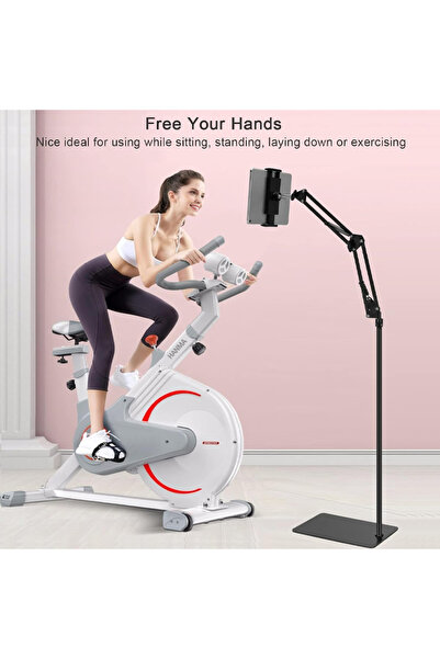 Sumkyle حامل أرضي للأجهزة اللوحية بطول 175 سم، مناسب لأجهزة iPad Mini وAir وP...