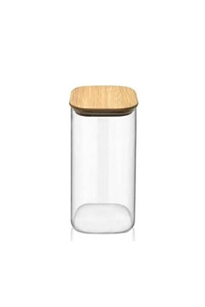 MericLine Glass Jar with Bamboo Lid 65X90Kvn31 (1047)