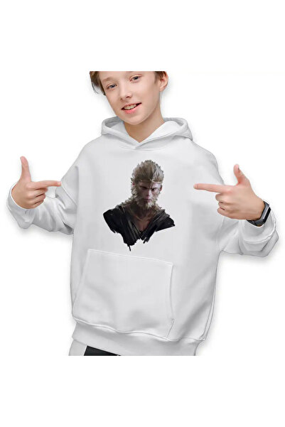 OEM Kids Boys' Sweatshirt Wukong Myth Black Death Monkey
