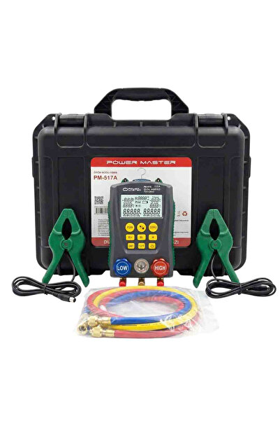 Powermaster PM-517A Dijital Manifold Test Cihazı Dijital Soğutma Analizörü