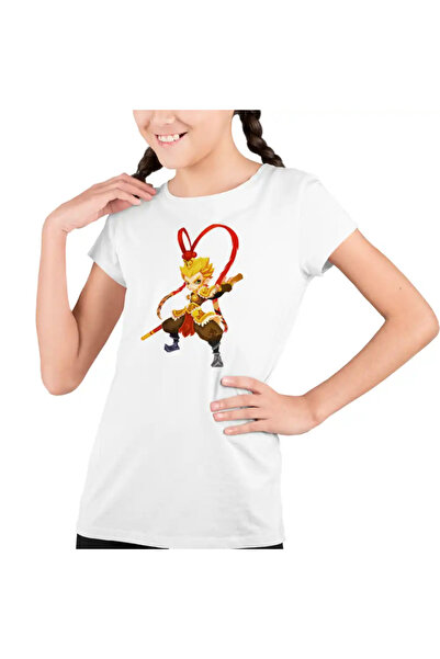 OEM Tricou Copii Fete Sun Wukong Monkey King Aventuri