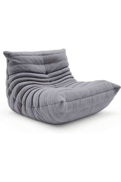 Mtanvxay كرسي استرخاء قابل للضغط، أريكة إسفنجية عالية الارتداد، مقعد مريح للا...