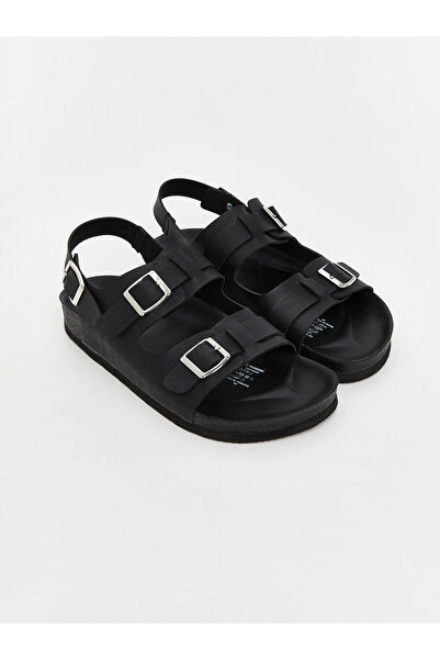 LC Waikiki Γυναικεία σανδάλια Özmarka New Season με δερμάτινη εμφάνιση