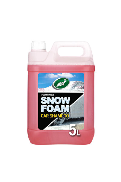 Turtle Wax شامبو سنو فوم للسيارات 5 لتر برائحة الكرز المركزة، مناسب لغسيل الس...