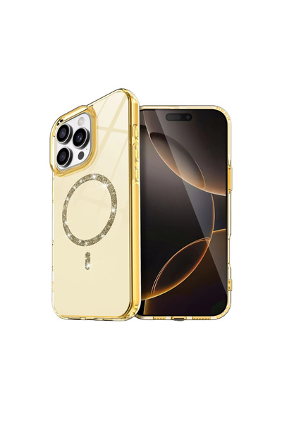 VINTESSY iPhone 16 Pro Live Diamond Magsafe Case - Yellow