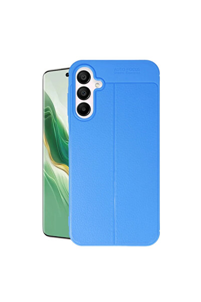 eco port غطاء حماية لهاتف سامسونج جالاكسي A15 بتقنية 4G مع تركيز تلقائي - أزرق