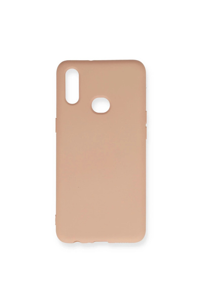 eco port Samsung Galaxy A10S Case Nano Velvet Silicone Inside - Powder