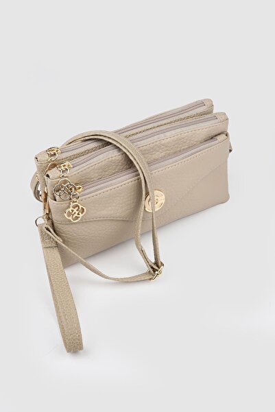 Septemmart حقيبة نسائية من الجلد الناعم من زوك موديل سوفت، تحتوي على 4 أقسام ...