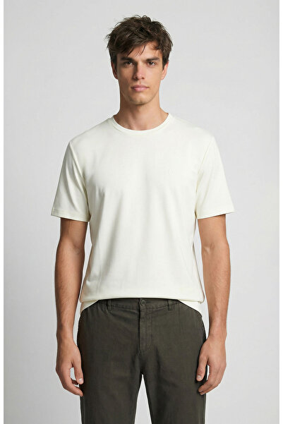 Network Ekru Teknik T-shirt