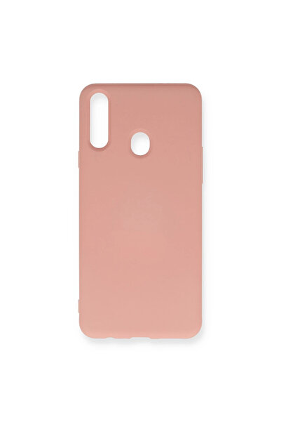 eco port Samsung Galaxy A20S Case Nano Velvet Silicone Inside - Powder