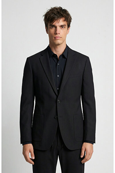 Network N-Tech Siyah Gofreli Ceket