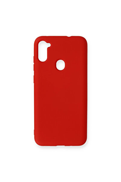 eco port Samsung galaxy a11 case nano inner velvet silicone - red