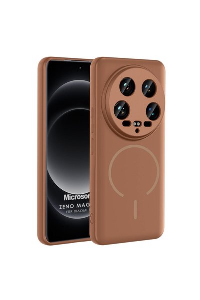 Microsonic حافظة مي 14 الترا زينو ماج سيف باللون البني