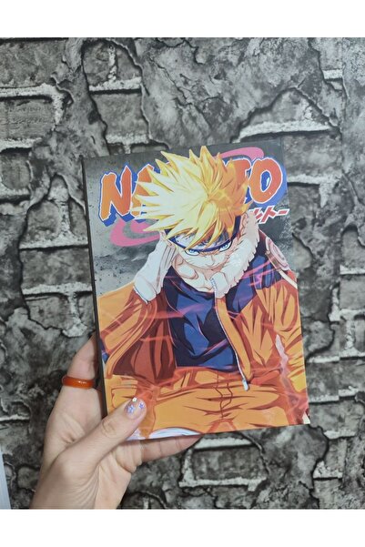 senacacollection Naruto Hard Cover Lined 80 Sheets Notebook A5 Size