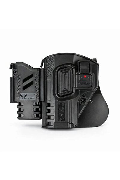 multicam Siyah Level 2 Polimer Şarjörlü Silah Kılıfı SOL EL (SAR9)