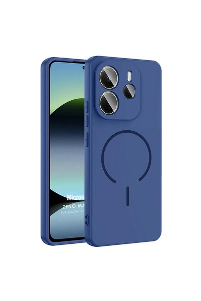 Microsonic Redmi Note 14 4g Case Zeno Magsafe Navy Blue