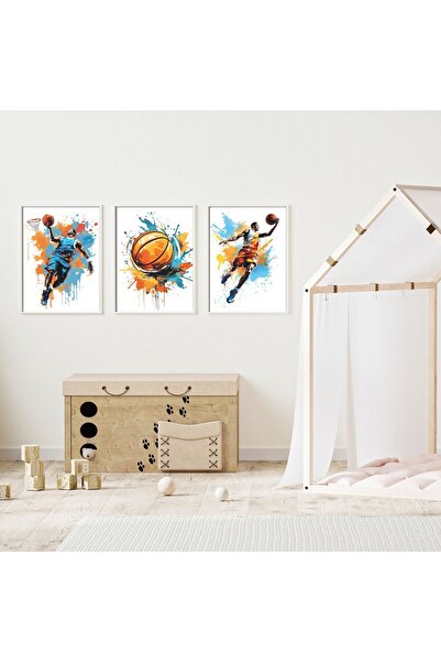 PRYDESIGN Splash Dunk set od 3 uokvirene slike