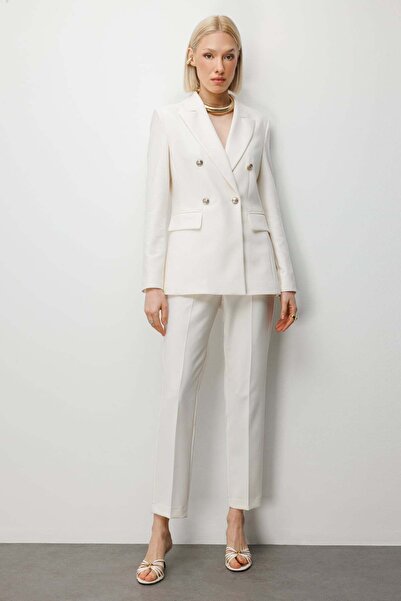 Ekol Dar Paça Dikiş Detaylı Pantolon