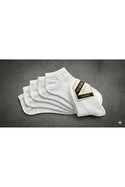 Üstünel çorap 6 Pairs (White) Luxury Cotton Bootie Socks - Anti-Sweat, Anti-O...
