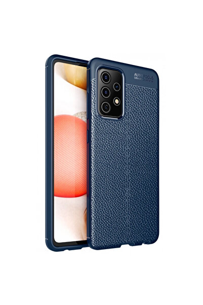 eco port غطاء سامسونج جالاكسي A52 بتركيز تلقائي - أزرق داكن