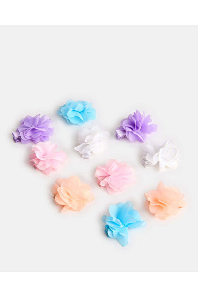 REDTAG مجموعة متنوعة من مشابك الشعر للبنات (عبوة من 10 قطع)