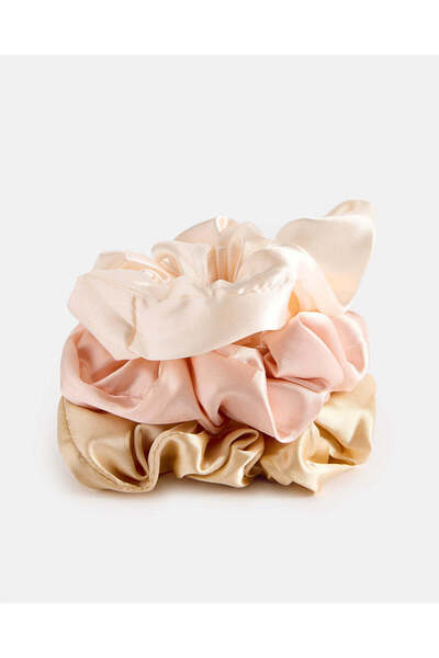 REDTAG Women Assorted Scrunchy Set (3 Piece)