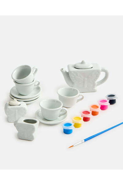 REDTAG مجموعة طلاء السيراميك لبيت اللعب ومجموعة صندوق النافذة التي يمكنك صنعه...