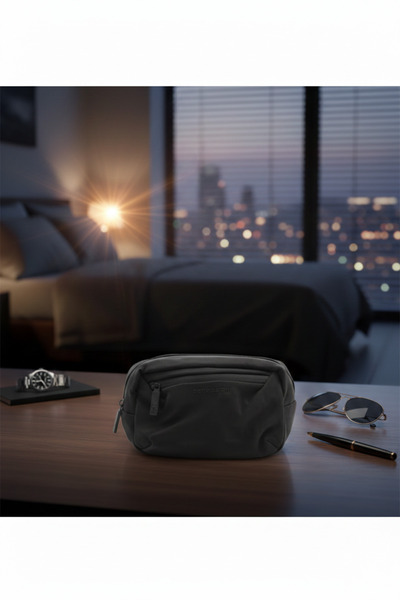 Pierre Cardin Men's Black Waist Bag C.01Pc00103-Syh