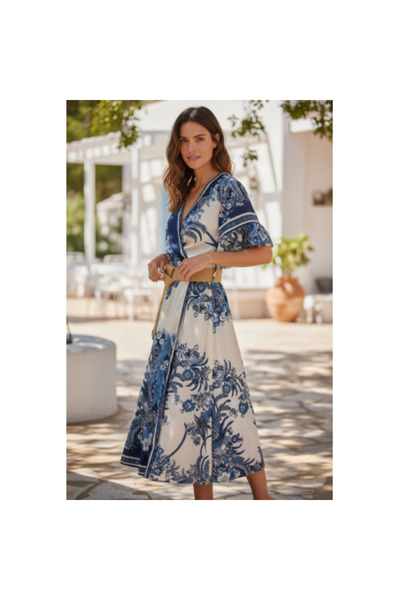 FeteRL Blue Star Dress