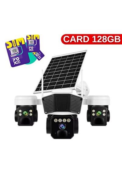 CLAUSTEEL EXTRATERRESTRU 3 in 1 surveillance camera with solar panel + 128GB ...