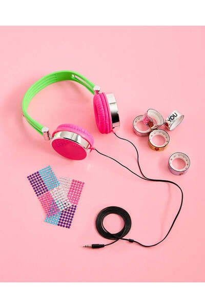 REDTAG Girls Assorted DIY Jewelry Earphone Set (6+ Years)