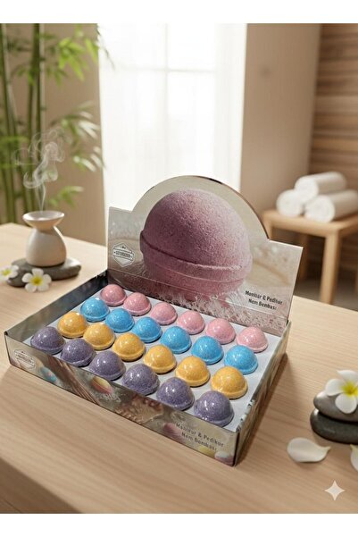 Bathqueen Nem Bombası - 24 Adet 45gr - Manikür & Pedikür - Spa - Nemlendirici...