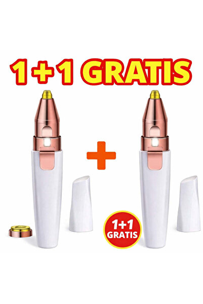 Tenzo Epilator facial și aparat de tuns sprâncene 2 în 1, LED, USB – OFERTĂ 1...