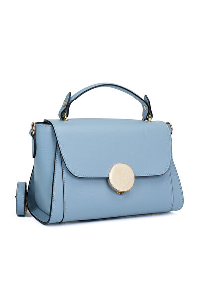 Posete Fagaras Poseta Piele Jaime - Bleu, Geanta Casual din Piele Naturala, G...