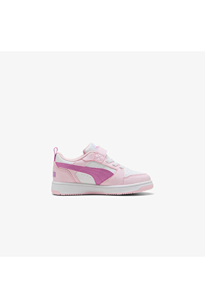 Puma Rebound V6 Low Çocuk Pembe Spor Ayakkabı