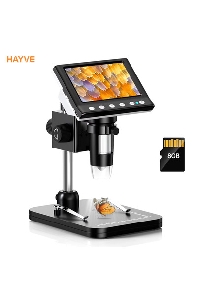 Choice 1000X black Hayve 4.3'' IPS Coin Microscope 1000X Magnification Digita...