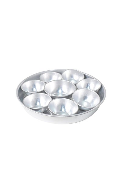 cc bin shihon Aluminum breakfast tray, 9 pieces, 32 cm